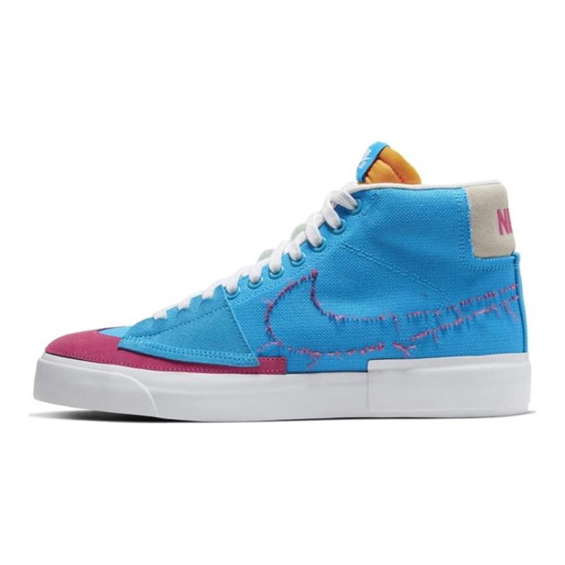 Nike Sb Zoom Blazer Mid Edge Hack Pack Blue Skateboard Shoes CI3833-400