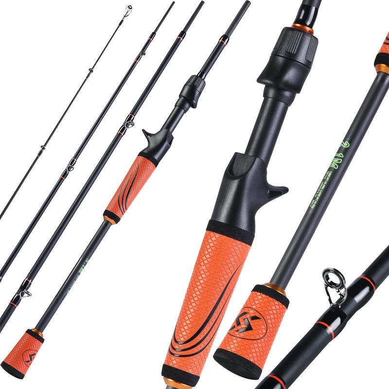 Fishing Rod Carbon Fiber  1.8m/2.1m Casting Fishing Rod  for Carp Fishing Tools Travel Fishing Rod