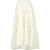 Printed A-line Midi Skirt