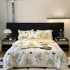 Piumone Estivo Sottile 4 pezzi Tessili per la Casa Lusso Leggero Coperta Estiva Fresca Taglia Queen Piumone per Aria Condizionata Set Lenzuolo Federe