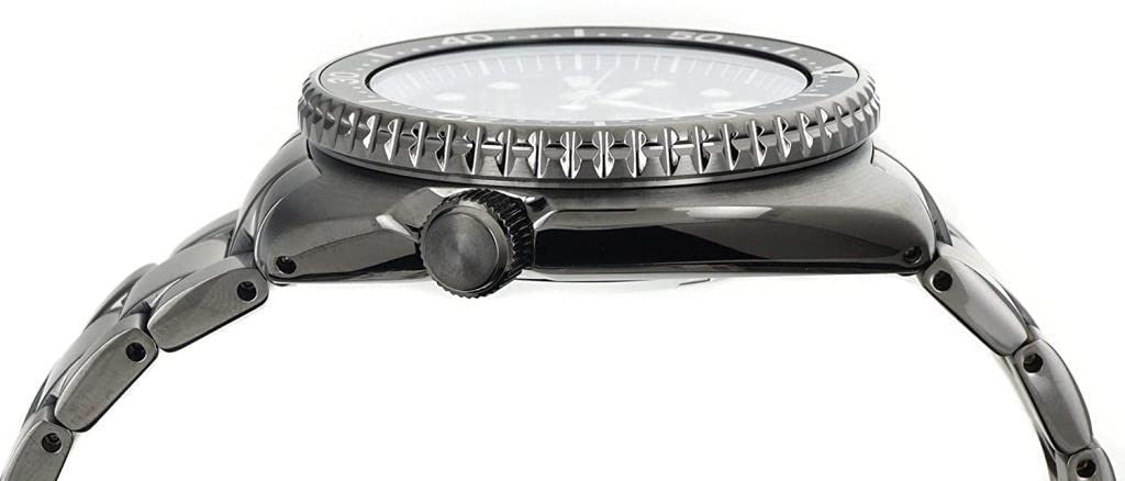 SEIKO PROSPEX Save the Ocean 200m Automatic Black IP Watch with Blue SRPD11K1 "Turtle" Diver's Dial,