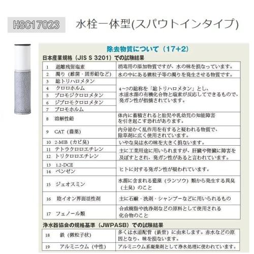 HSC17023 Water Filter Cartridges, 3-Pack (Formerly Part Number: HFC011T) for Standard Kitchen Faucets, High-Grade, 17+2 Substance Removal, Integrated