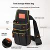 1Piece Multi Layer Electrician Tool Waist Bag - Adjustable Thickened Wear-Resistant Hardware Tool Bag for Electrician Tools
