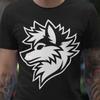 Anthro Furry Wolf Shadow T-Shirt, Furry Shirt, Wolf Fursona Pride Top, Furry Canine Tee, Gift for Furries