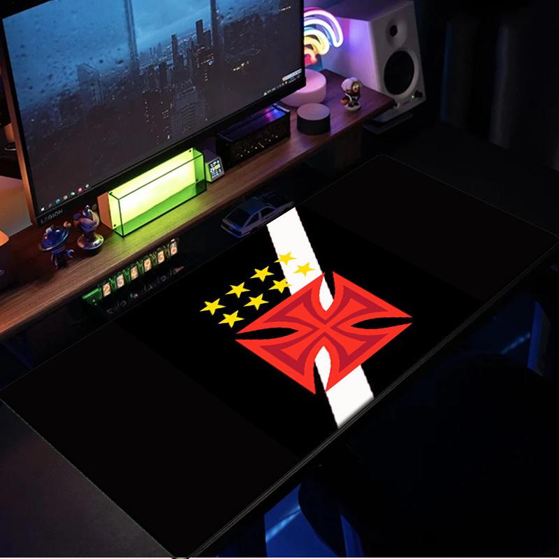 Red Cross CR Flamengo mouse pad, rubber base, esports desk mat, mouse pad for gamers and office use, gaming desk , easy to clean mat