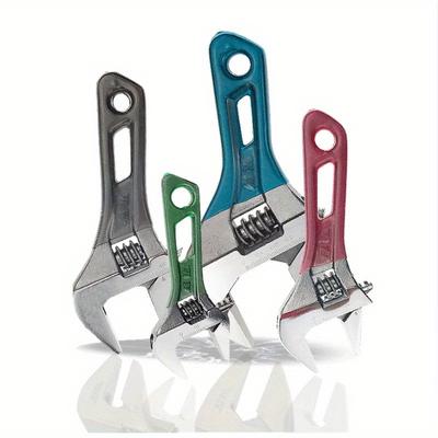 Mini Chiave Regolabile Grande Apertura Chiave a Manico Corto con Scala Avvolta in Gomma Idraulica Tubazione Bagno Chiave Dinamometrica