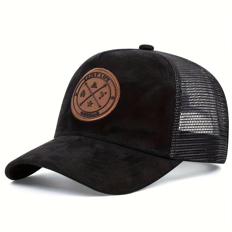 1pc Summer Mesh Baseball Cap Women Men ENJOY LIFE Letter Patch Snapback Hat Casual Breathable Unisex Street Hip Hop Trucker Caps