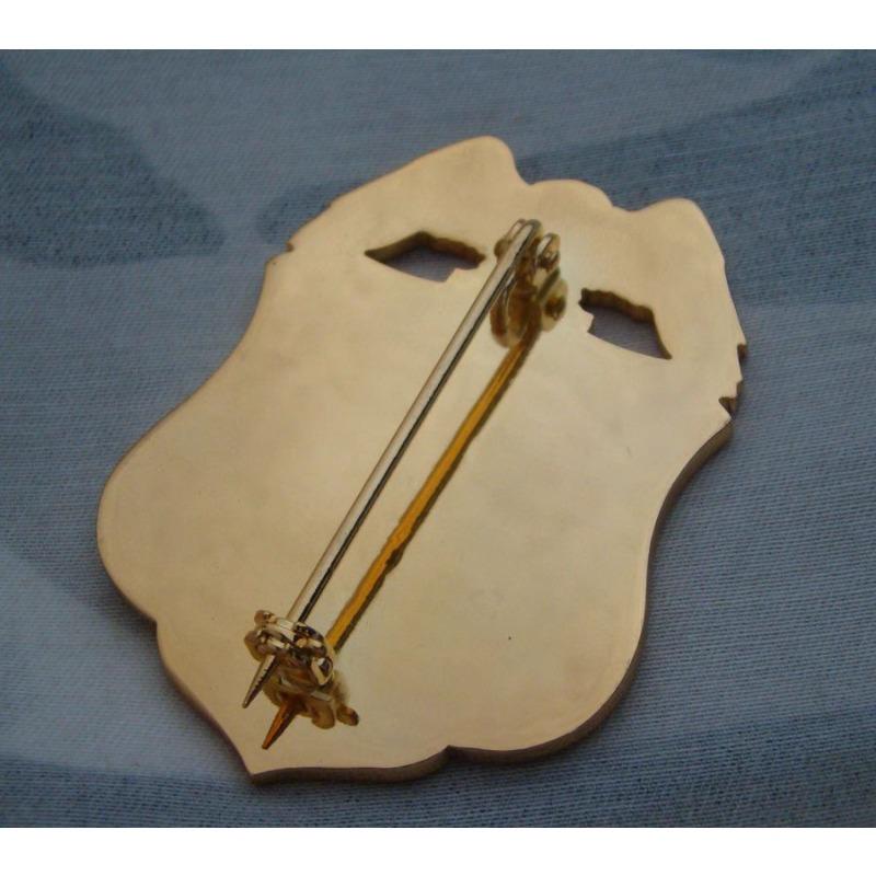 Replica U.S. Metal Badge, Central Intelligence, Protective Action Service Badge Pure Bronze