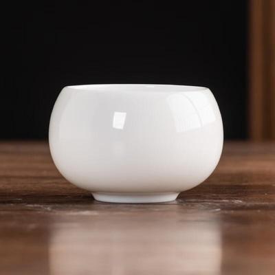Jade White Porcelain Zen Meditation Tea Cup