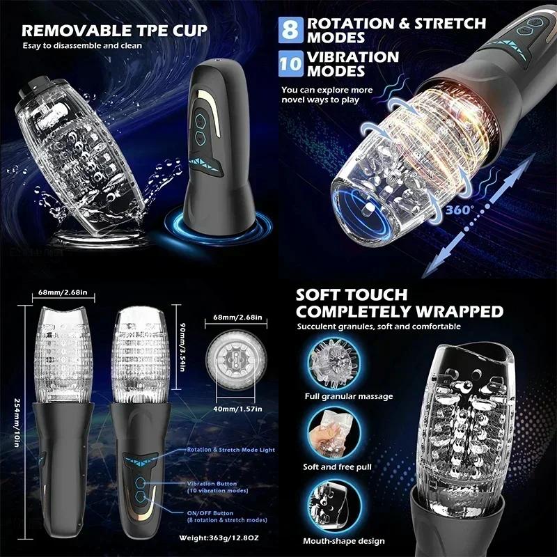 Exercise Machine Big Ass Masturbator Body Adults Toys Adult Goods Vagina Masturbator Nozzles Penis Sexual Tools For Men Toys