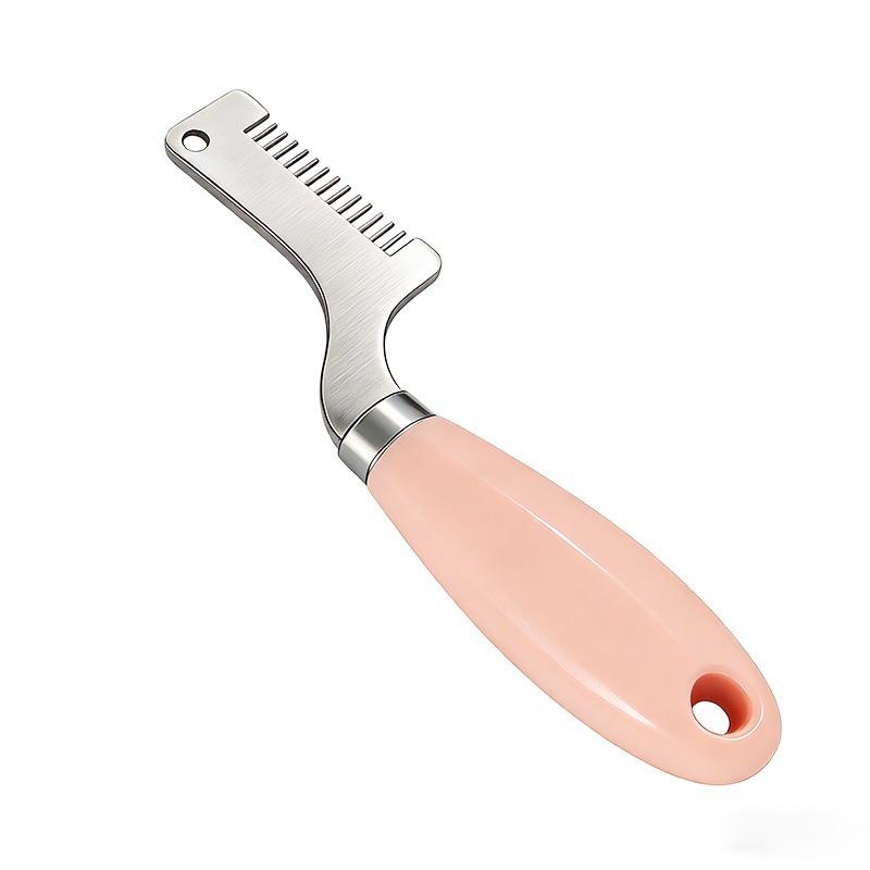 

Professional Scallion Slicer Green Onion Cutter With Curved Design Stainless Steel Blades Wooden Handle Kitchen Cooking Tools розовый