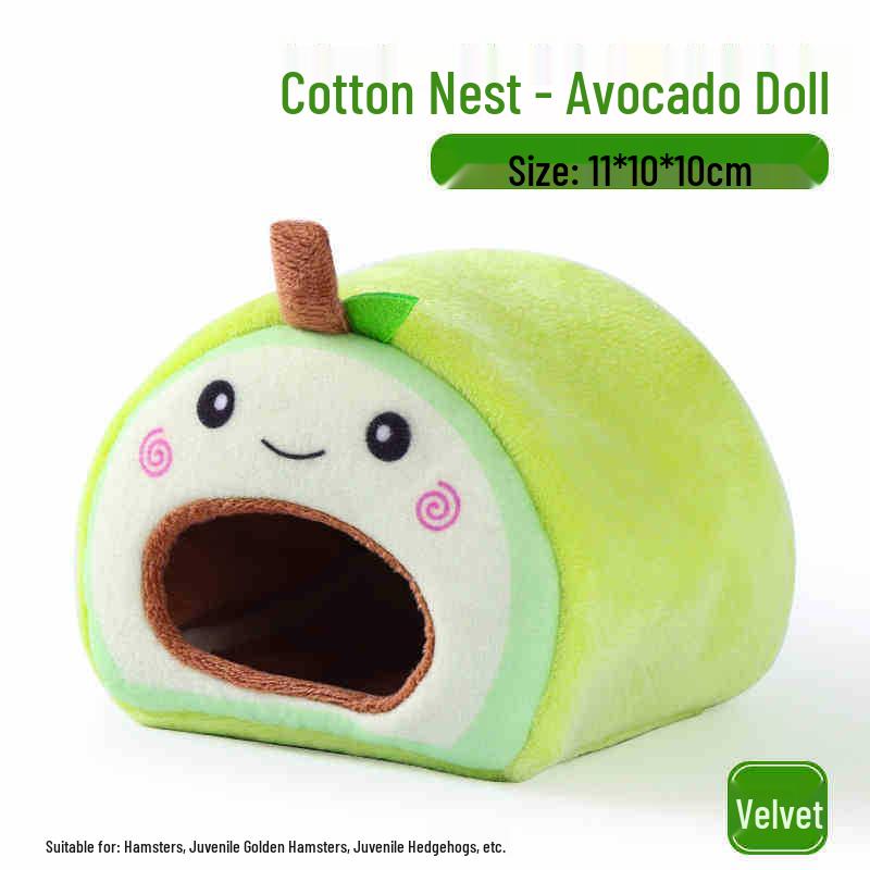 Winter Warm Cotton Nest for Small Pets: Hamsters, Chinchillas, Hedgehogs, Squirrels & Rabbits