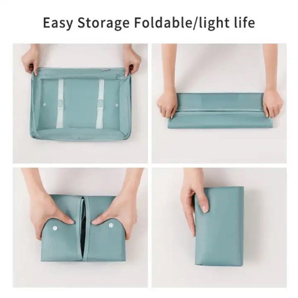 8 PCS/Set Large Capacity Travel Storage Bag Set Polyester Suitcase Organizer  Wardrobe