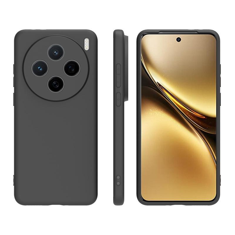Applicable to VIVO X200 ULtra black matte mobile phone case X300 Ultra all-inclusive leather case without powder TPU