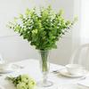 10/20pcs Artificial Plants Multicolor Eucalyptus Leaves Faux Boughs Wedding Bridal Bouquet Home Vase Table Diy Gifts Decora Prop