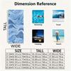 Blue Wave Beach Towel Abstract Ocean Print Fluid Design Quick Dry Soft Microfiber Bath Towel For Women Men Summer Pool