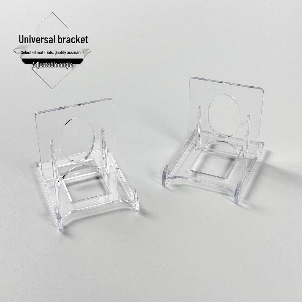 35PT Triangle Card Stand: Acrylic Game Card Display and Storage Base