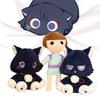 Impact Wanderer Genshin Cat Plush Toy Stuffed Doll Room Decoration Gift Kids