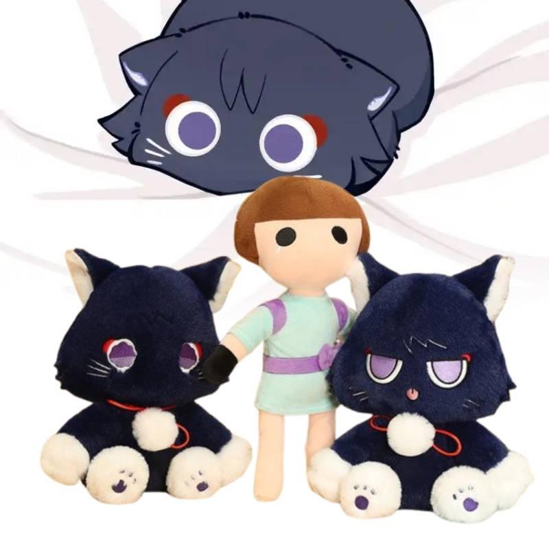 Impact Wanderer Genshin Cat Plush Toy Stuffed Doll Room Decoration Gift Kids