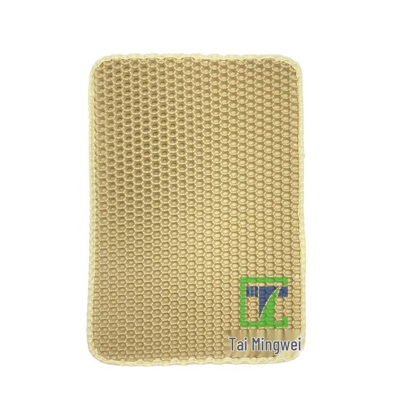 Extra Large Honeycomb Anti-Tracking Cat Litter Mat - Double Layer, Anti-Spill Design for Sand Control