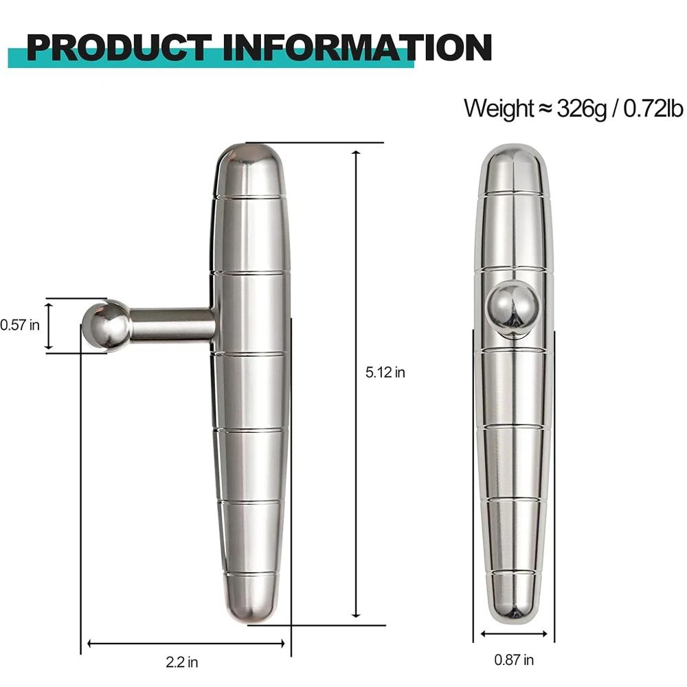 T-Bar Edelstahl Manuelles Tiefengewebe-Massagegerät Ziel-Triggerpunkte Massage zur Schmerzlinderung Ganzkörper-Faszienentspannung