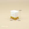 [Q]1/3Pcs Lotion Bottle & Soap Dish Mini Toothbrush Holder Model 1:12 Scale Dollhouse Miniature Bathroom Accessory Set