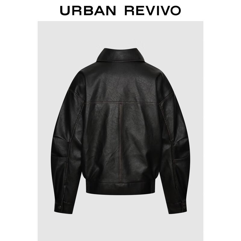 

UR Women s Winter Utility PU Lapel Jacket S