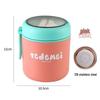 Compact Insulated Microwaveable Bento Box with 316 Stainless Steel Soup Cup