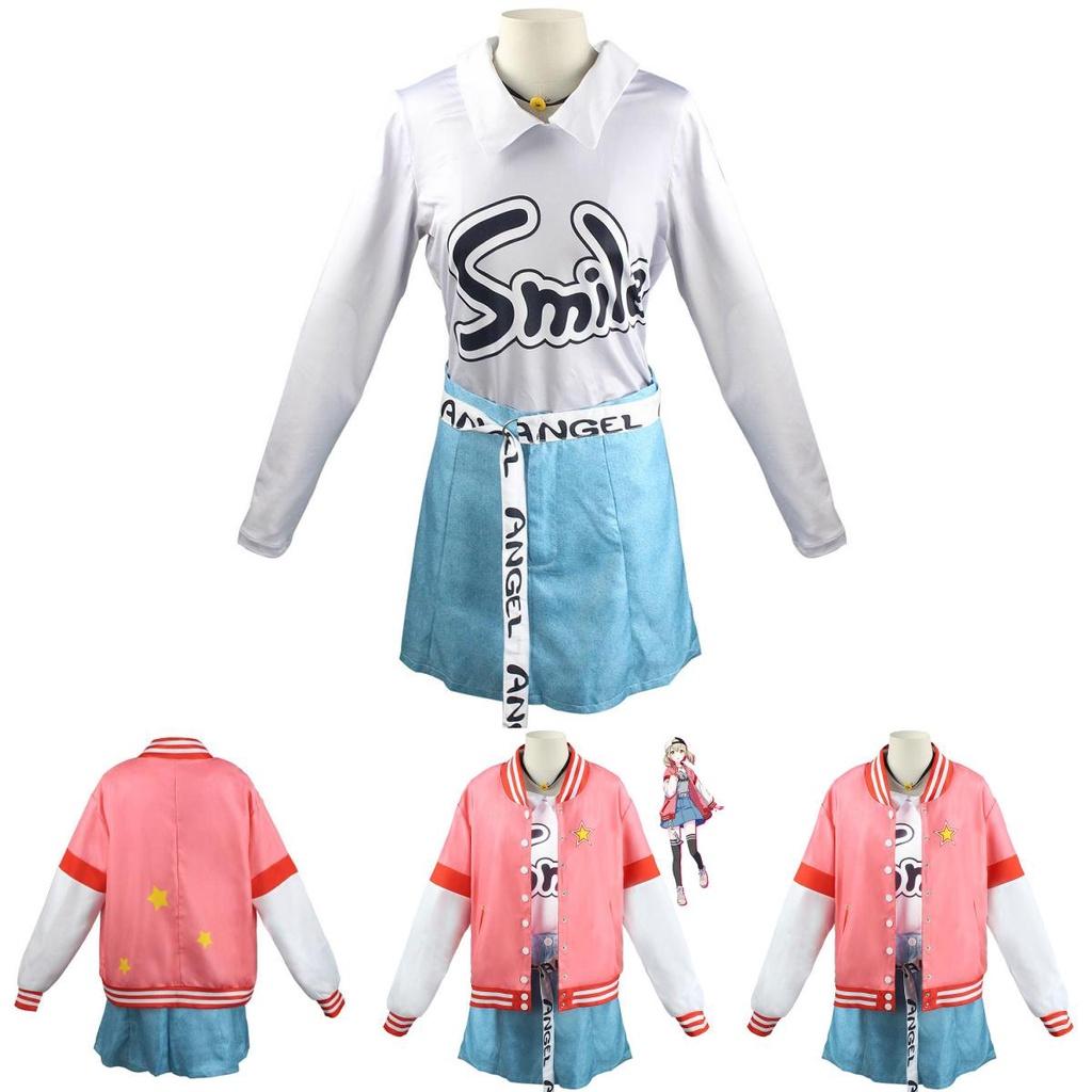 Project Sekai Colorful Stage Azusawa Kohane Cosplay Kostüm Set Polyester Exquisit Und Schön Xs-xxxl