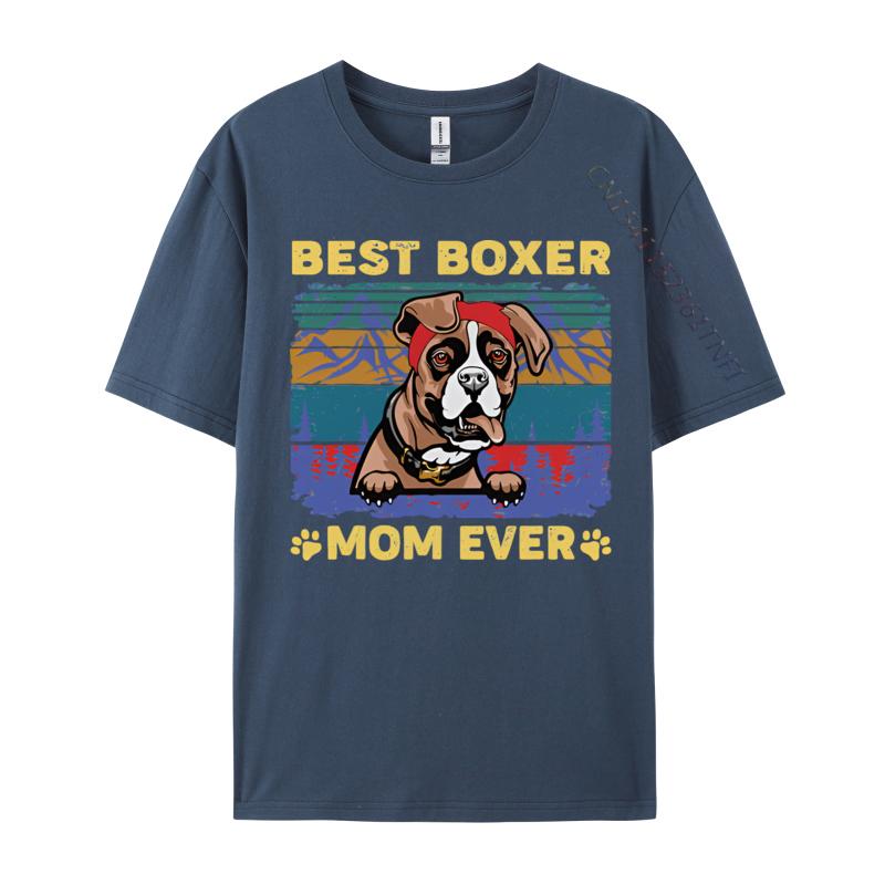 Boxer Dog Lover Funny Vintage Retro Tshirt Top Tshirts Party Coupons Cotton Tops  Tees Sports T Shirt Men