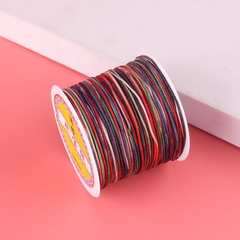 Boting 30m Multicolor Jade Thread: 5-Color DIY Gradient Jewelry & Braiding Cord