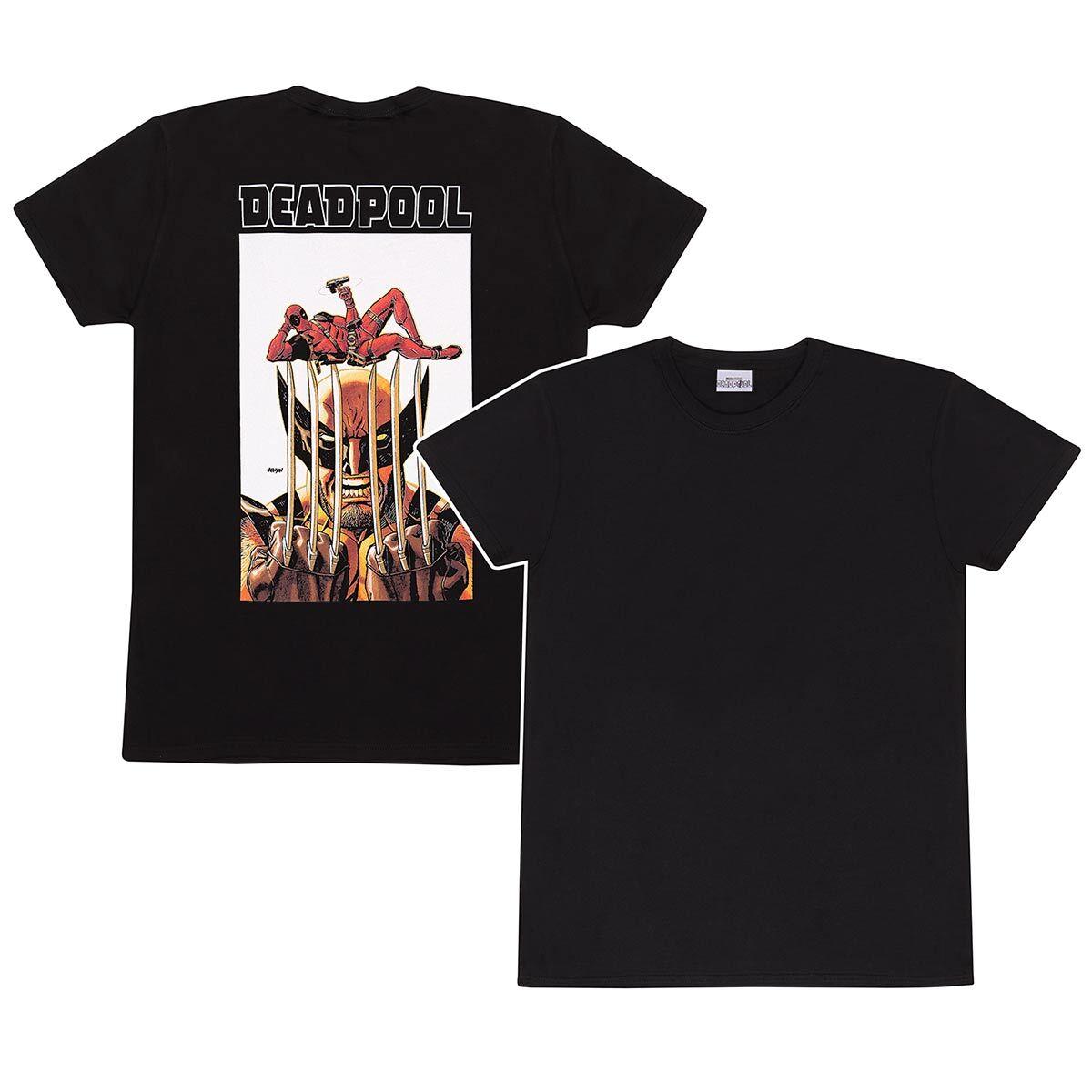 ** Deadpool 3 DeadpoolWolverine Reflection T-Shirt Marvel Official Licensed ** M