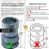 4 Pièces Pieds Réglables pour Machine à Laver Augmenter La Prévention des Marées Antidérapant Amortisseurs de Support pour Machine à Laver Support Meubles