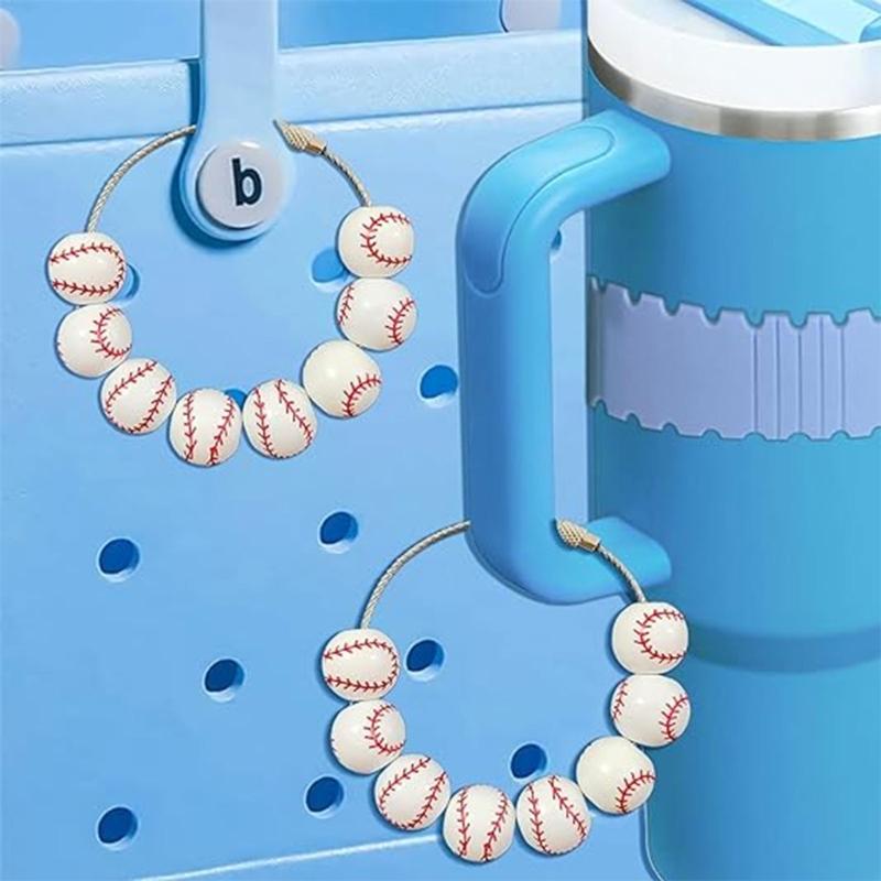 Baseball Shaped Sports Pendant Accessory Attractive Baseball Bag Embellishment Elegant Bag Hanging Ornament for Parties