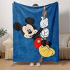 1 unidad, Manta Decorativa para el Hogar de Mickey Mouse: Un Regalo Perfecto para tu Dormitorio, Sala de Estar o Viaje, Manta Gruesa de Franela, Ideal para Sofás