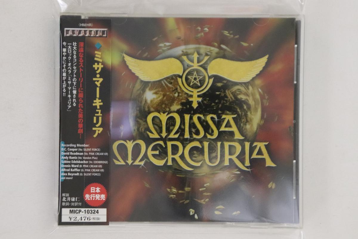 

CD MISSA MERCURIA - Missa Mercuria MICP10324PROMO AVALON 2002 Японія Обі Рок Б/В