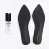Women's Ultra-Thin Self-Adhesive Pointed Heel Insoles - Soft, Sweat-Absorbent, Breathable, Deodorant, Real Cowhide.