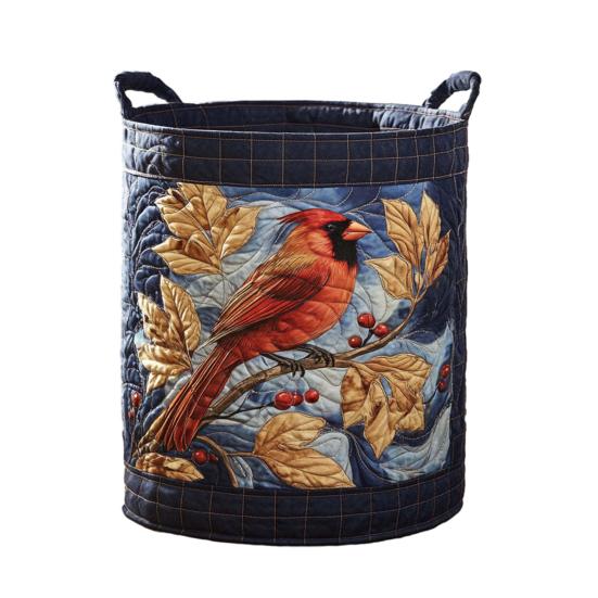 Quilted Laundry Basket Foldable Boho Fabric Laundry Hamper Cute Cat Storage Basket for Clothes Toys Blankets Nursery Bedroom