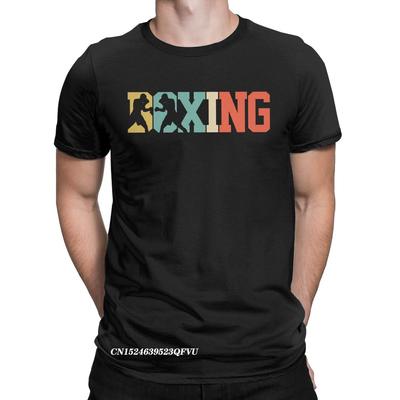 Box-Tops T-Shirts für Herren Reine Baumwolle Lustiges T-Shirt Rundhalsausschnitt Boxer-Tees Harajuku Kleidung Geschenkidee