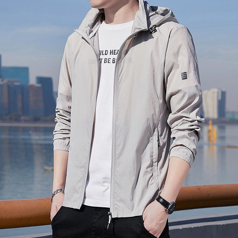 Summer Hooded Anti-UV Jacket Men Breathable Sun Protection Clothing Fishing Hunting Clothes Quick Dry Windbreaker