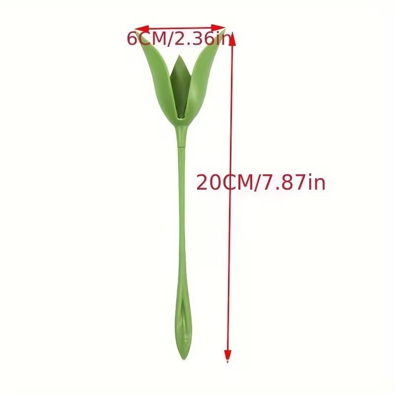 4/10/20x Bloom Napkin Holders Table Green Twist Rose Flower Buds Serviette Holder