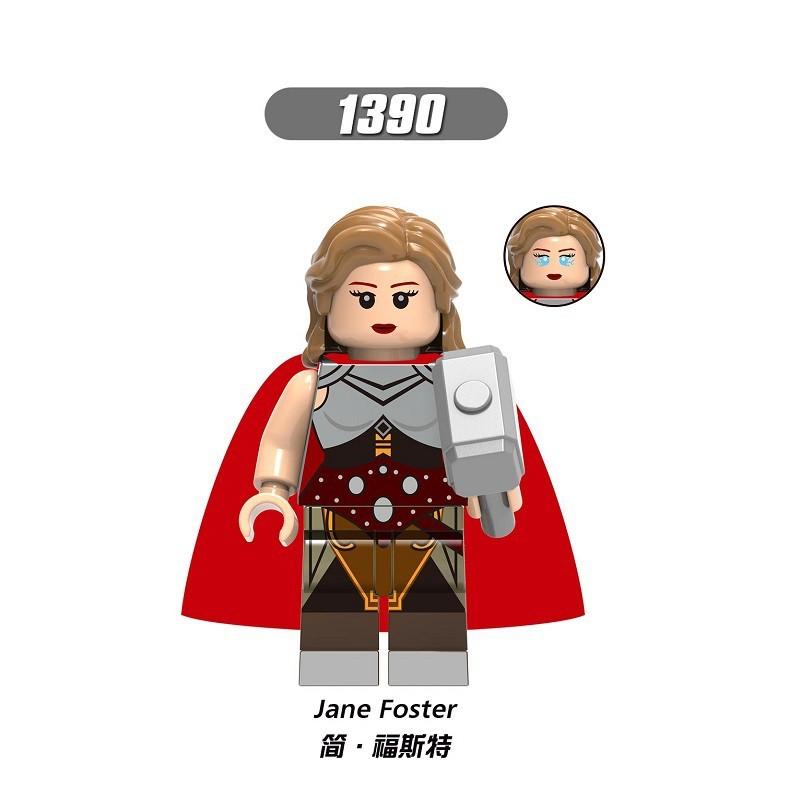 Marvel Series Building Blocks Mini Figure Lego Loki Thor Groot Jane Toys X0273