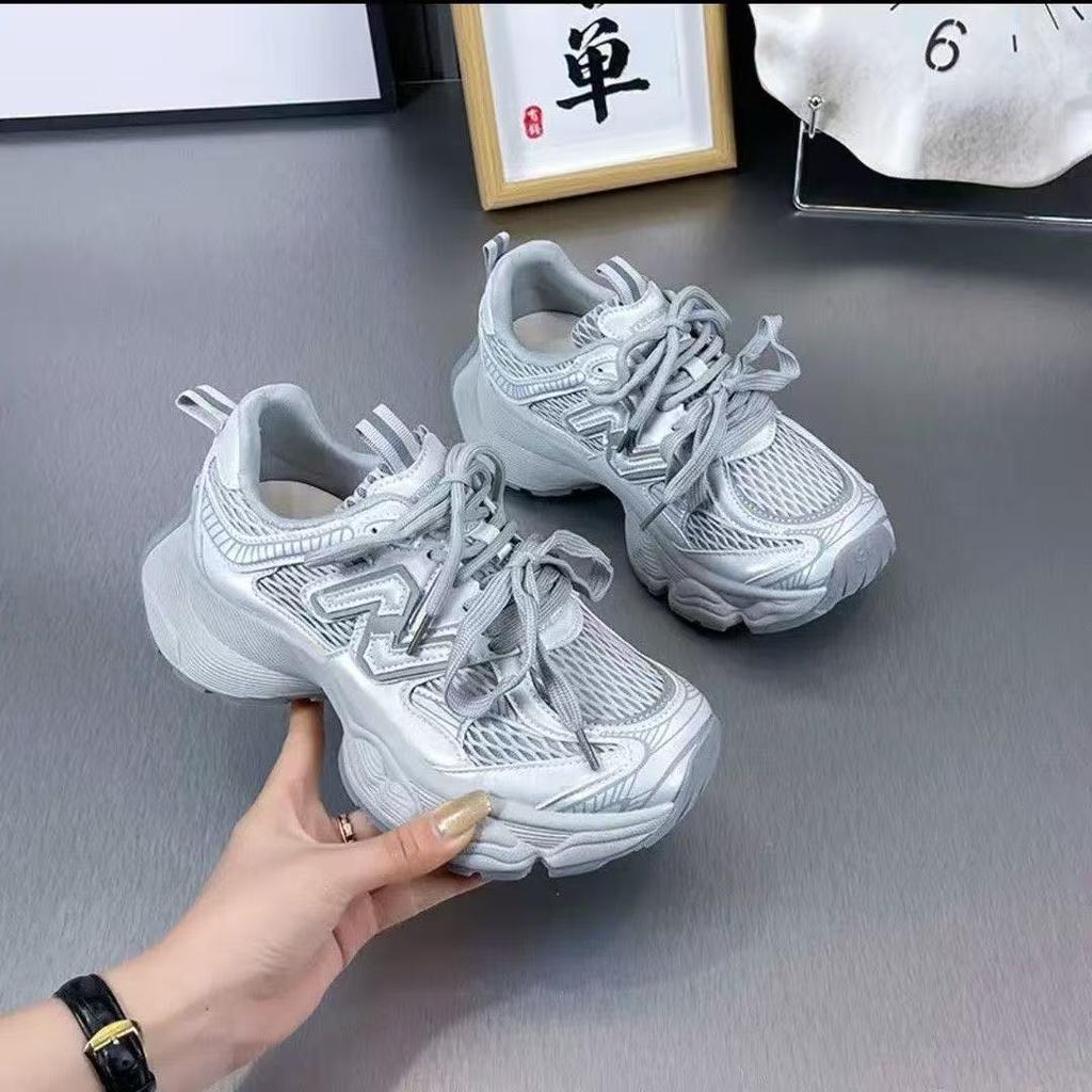 Dad shoes summer new thick-soled small breathable mesh sports and leisure shoes