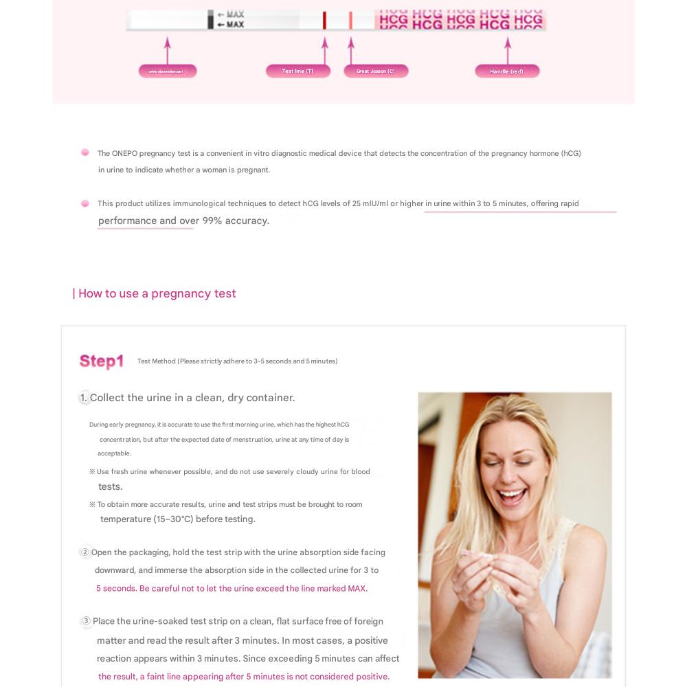 WONDFO Schwangerschaftstest-Kit, n x 3er-Pack
