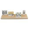 Portadomino Premium Set di 4 - Supporti per tessere per Treno Messicano, Piedino di Pollo e altri giochi di domino