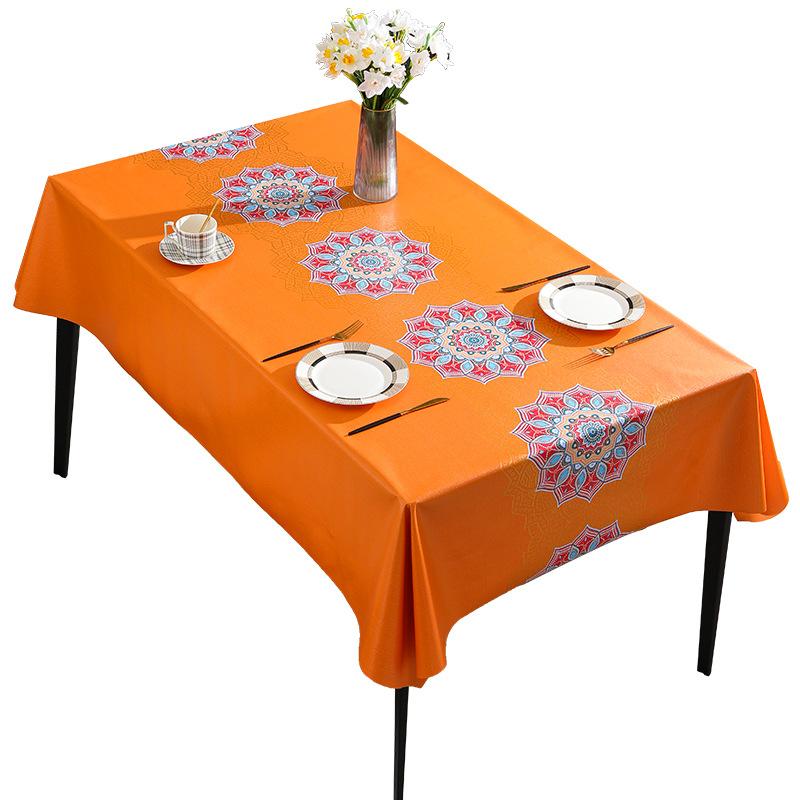 Nordic Simple Waterproof And Oil-Proof Tablecloth Hotel Tablecloth Pvc Coffee Table Cloth Wind Table Mat Restaurant Tablecloth