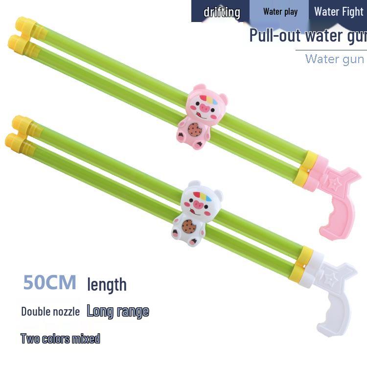 Multi-Hole Water Cannon Toy for Beach Play