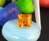 4.30 Carat Washington's Birthday Certified Emerald Shape Orange Sapphire Sri Lanka Gemstone SN197