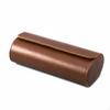 PU Leather Watch Box Scratch Protection 3 Slot Organizer Flat Bottom