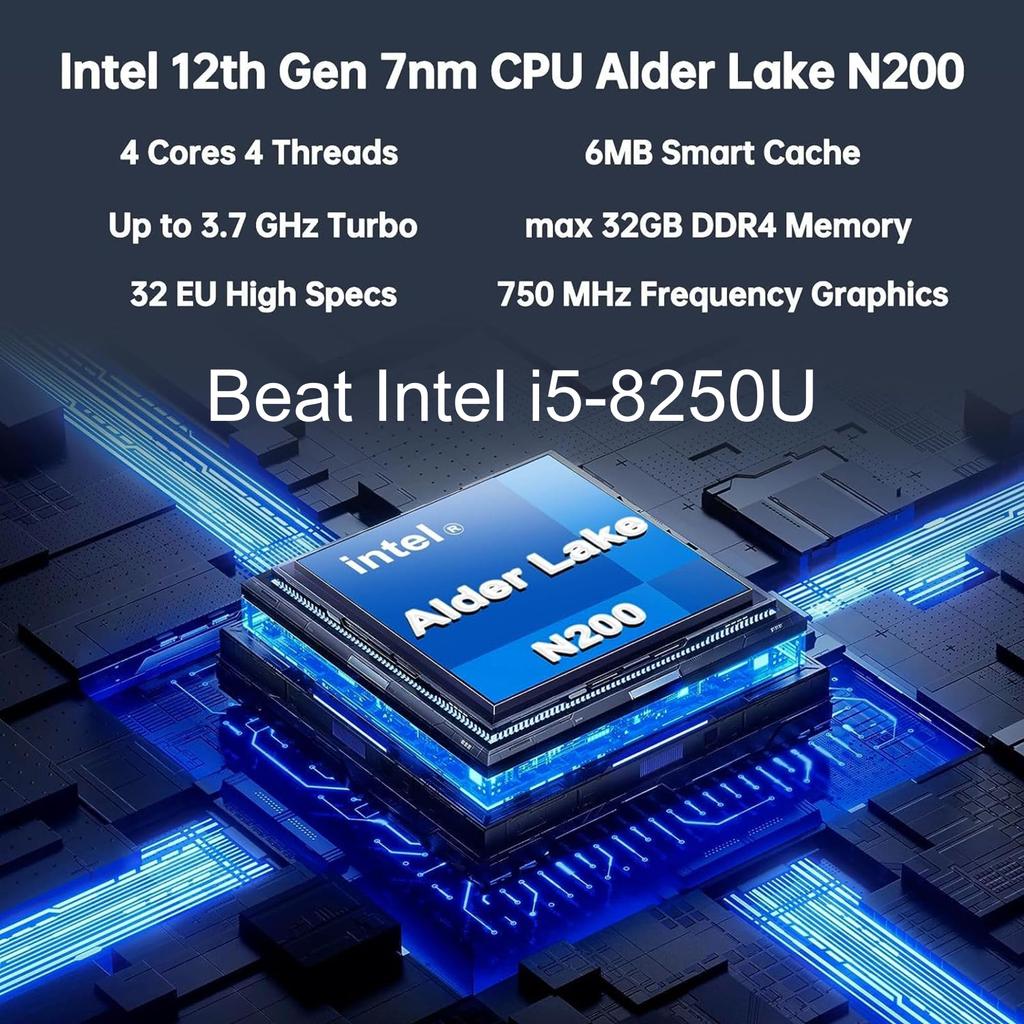 HP HD Latest Laptop for Business and Intel 13th Gen Pentium 16GB 128GB SATA Windows 11 Home S (Hewlett-Packard) 15.6-inch Students, N200, RAM, SSD,